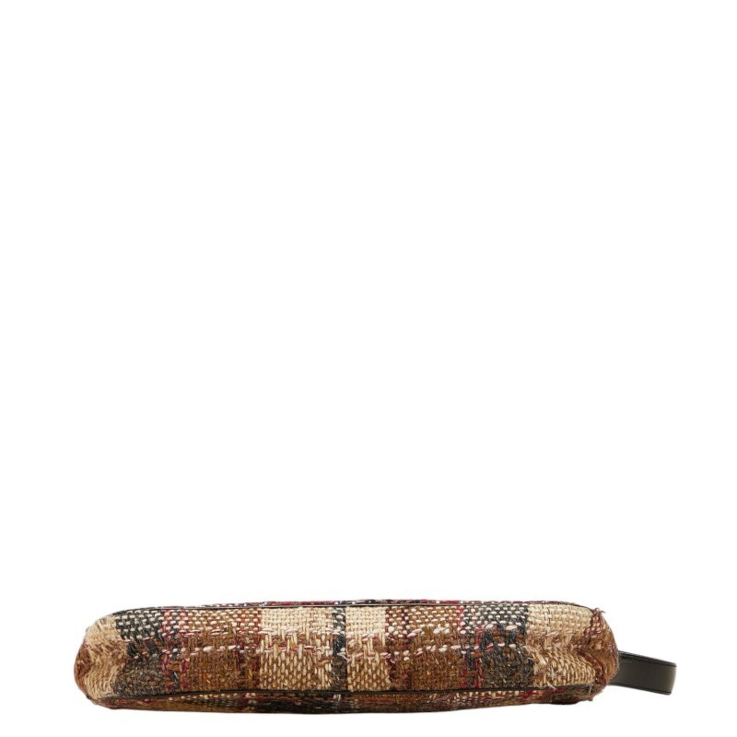 Burberry Check One-Shoulder Bag Handbag In Brown