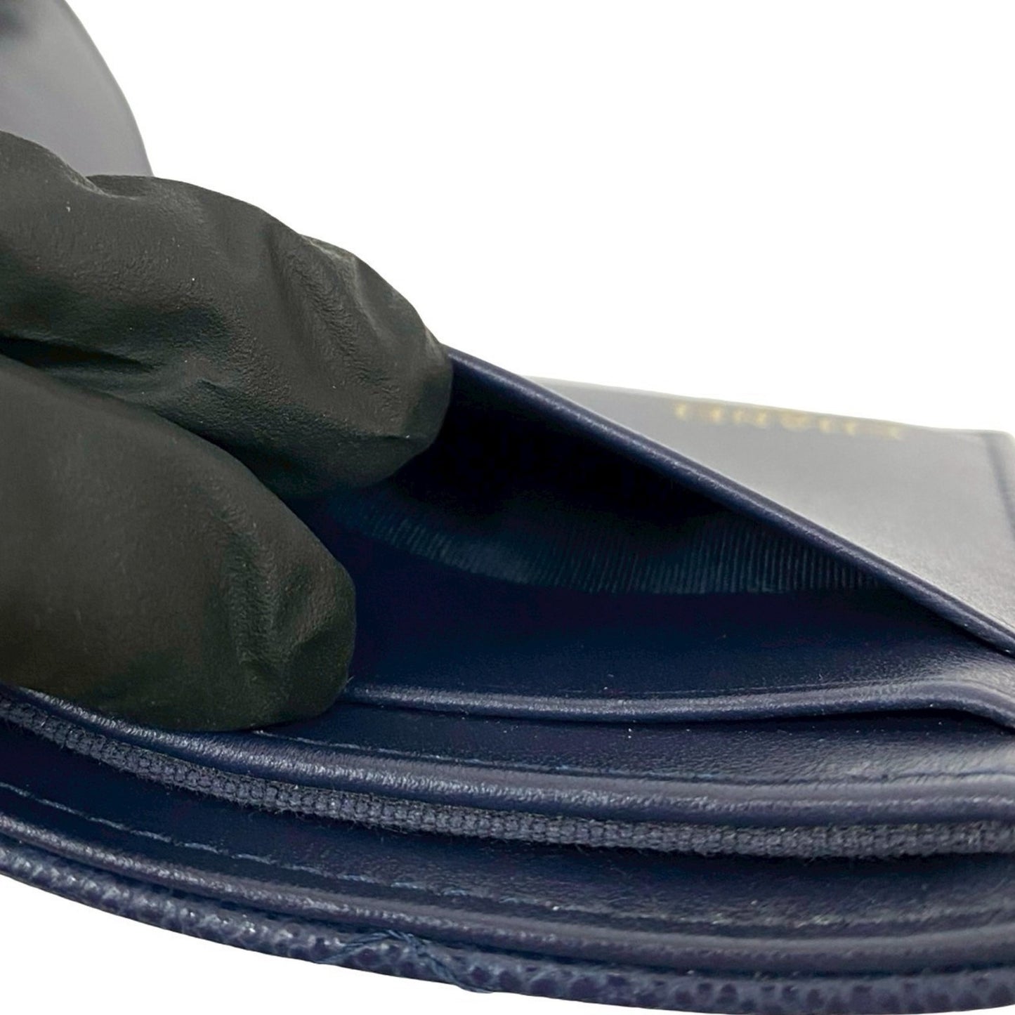 Chanel Matelasse Coco Caviar Leather Tri-Fold Wallet