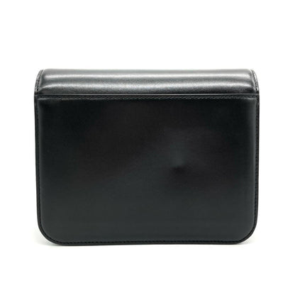Balenciaga B Shoulder Bag Leather 592898 Black