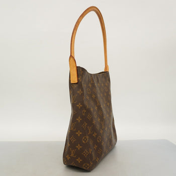 Louis Vuitton Monogram Looping Gm Shoulder Bag M51145 Brown
