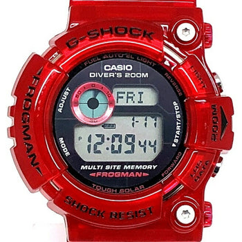 G-Shock Casio Watch Gw-203K-4 Frogman Irukuji 2003 Candy Red Skeleton Tough Solar 9Th Iruka Whale
