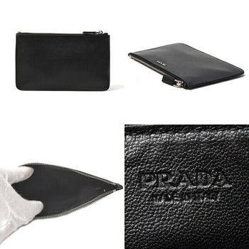 Prada Men'S And Women'S Pouch Bag-In-Bag In Saffiano Leather