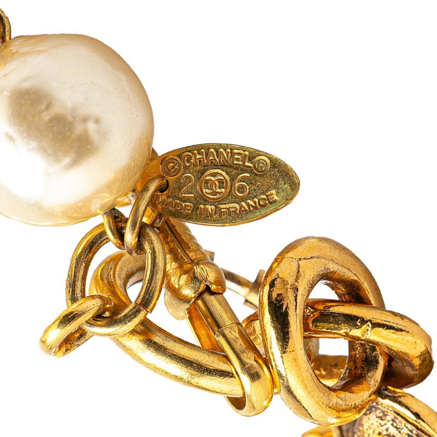 Vintage Chanel Faux Pearl Necklace