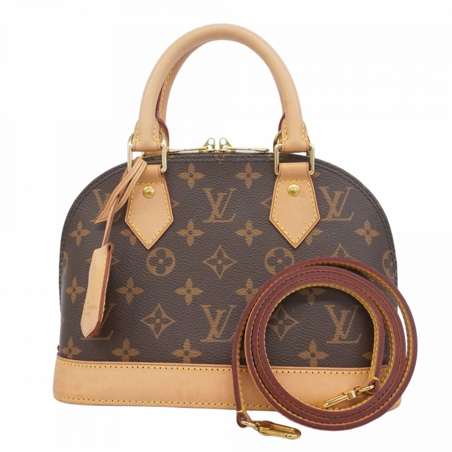 Louis Vuitton Monogram Alma Bb Handbag M53152 Brown 2-Way Bag