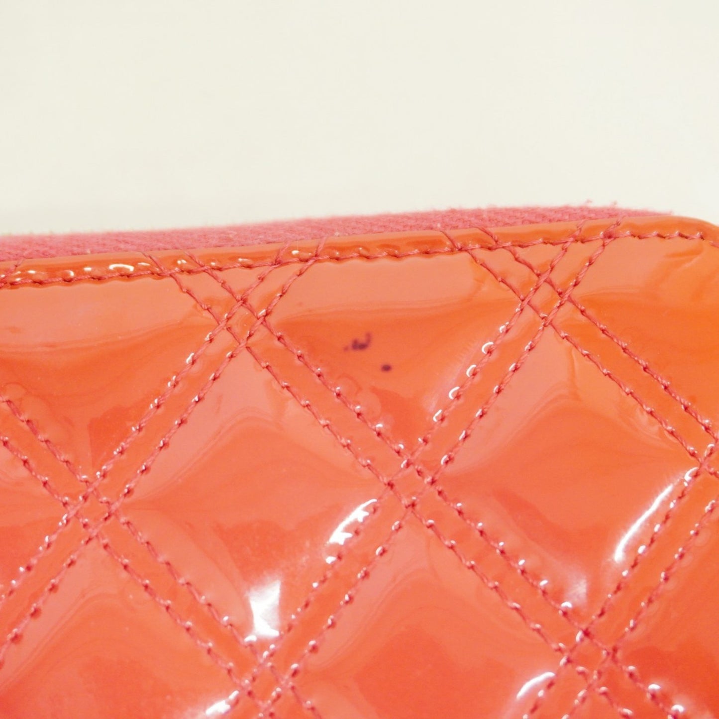 Leather Chanel Coin Purse/ Coin Case Patent