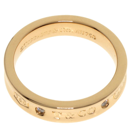 Tiffany & Co. 1837 Narrow Two-Piece Diamond Ring In 18K Pink Gold