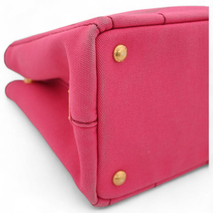 Prada Mini Canapa Denim X Pink Handbag