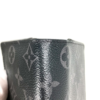 Louis Vuitton M61697 Monogram Eclipse Portefeuille Brazza Bifold Wallet