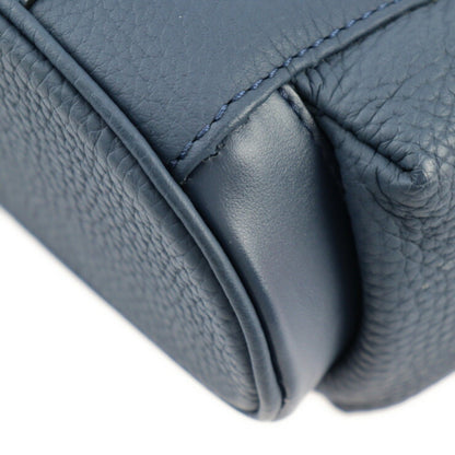 Louis Vuitton Christopher Messenger Shoulder Bag M58475 Taurillon Leather Blue Marine Black