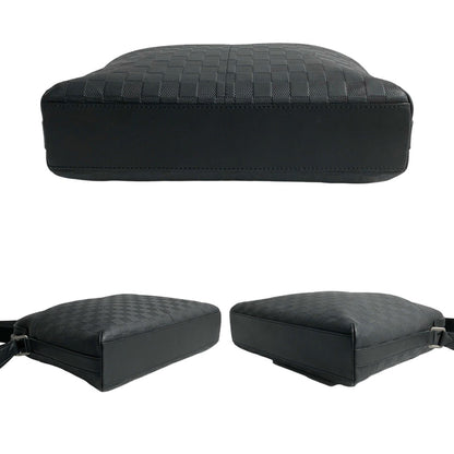 Louis Vuitton Calypso Mm Damier Infini Leather Shoulder Bag/Business Bag In Noir