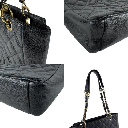 Chanel Pst Shoulder Bag In Caviar Leather