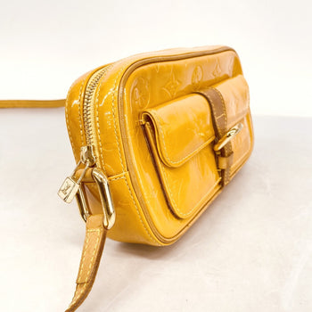 Louis Vuitton Vernis Christie Mm Shoulder Bag M91108 Jaune