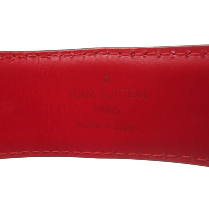 Louis Vuitton Epi Santur Classic Leather Belt With Gold Hardware