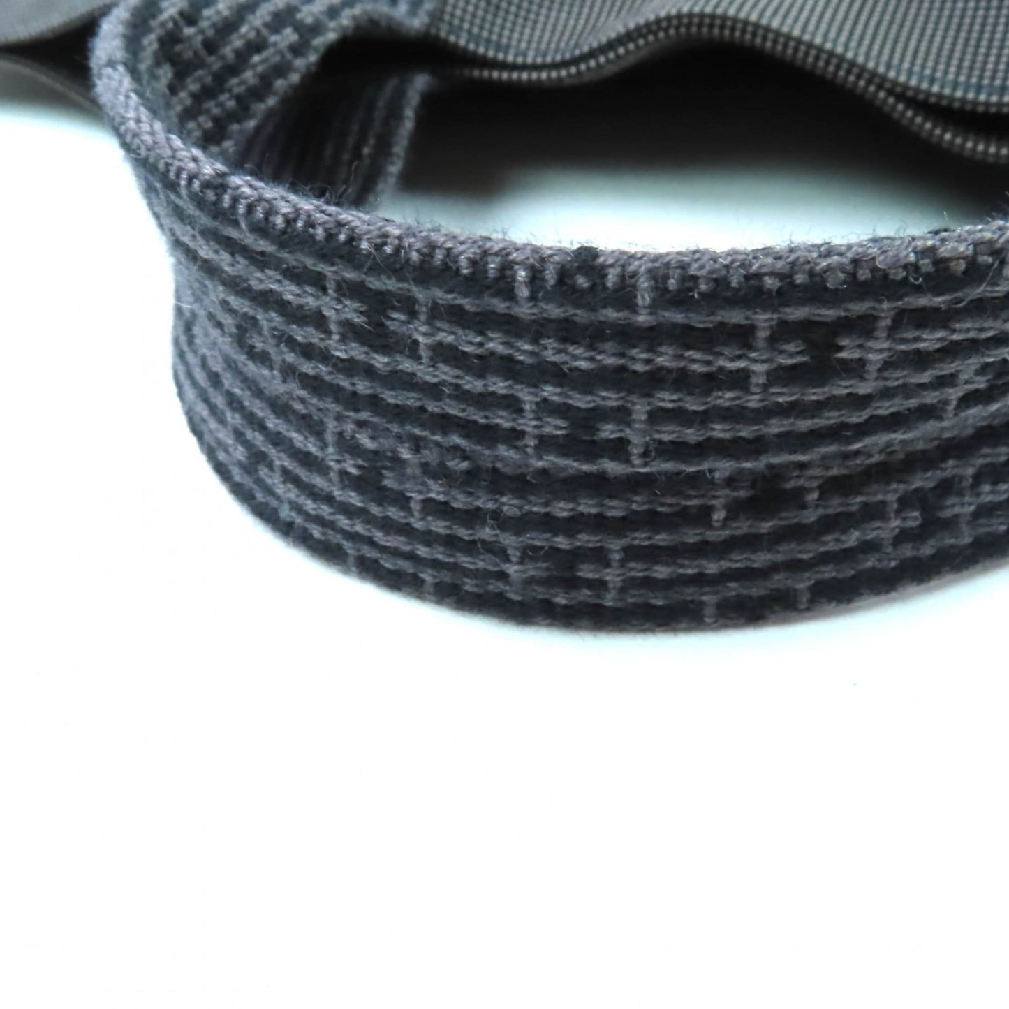 Hermes Air Line Mm Silver Hardware Serie Button Canvas Tote Bag Gray Made In France