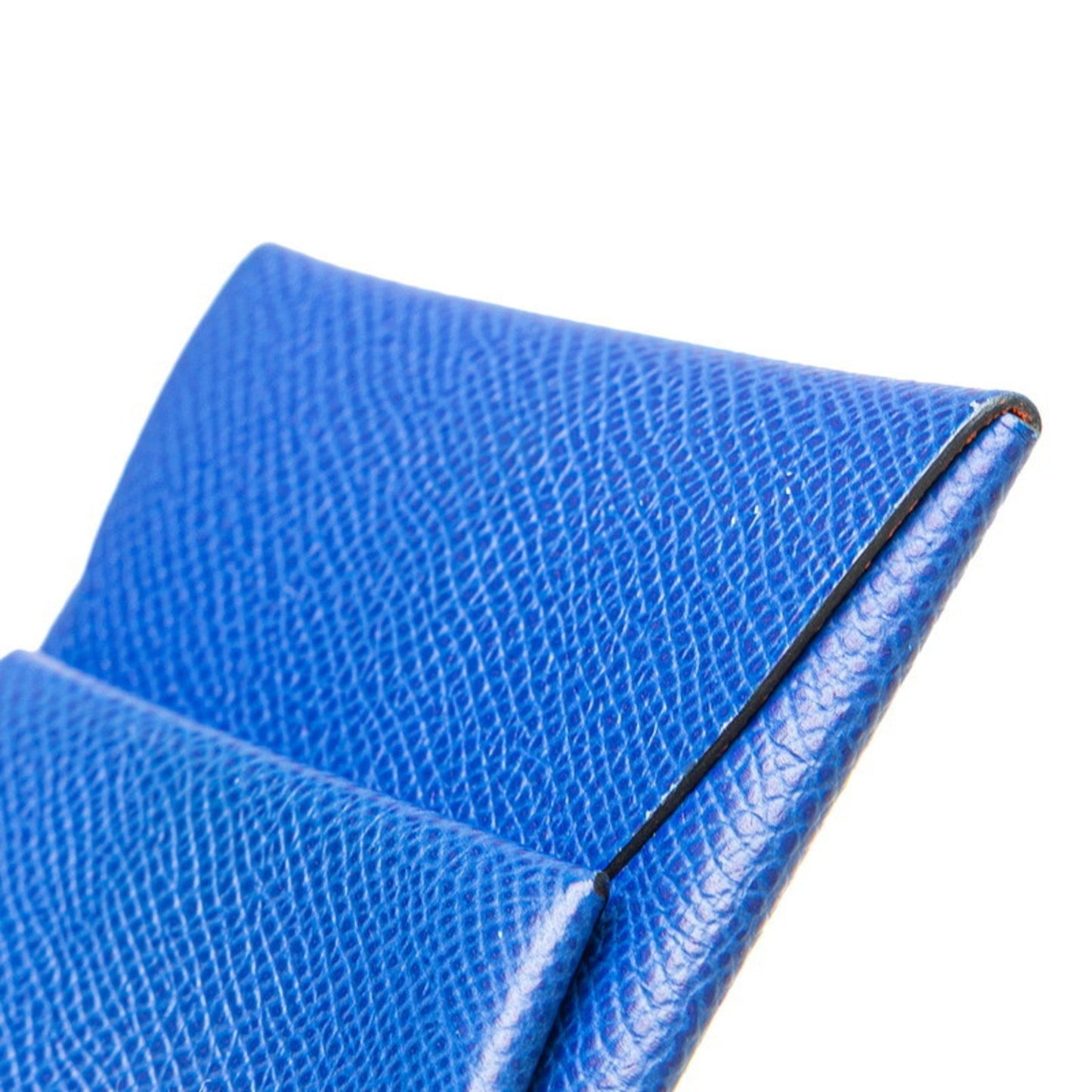 Hermes Bastia Coin Case Blue Royale Terre Bateau Veau Epsom