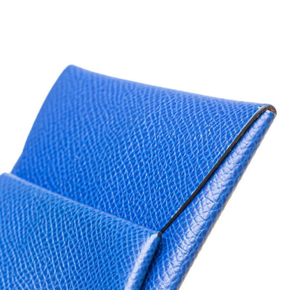 Hermes Bastia Coin Case Blue Royale Terre Bateau Veau Epsom