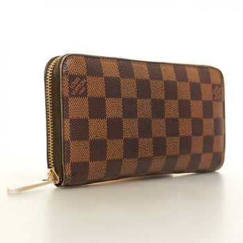 Louis Vuitton Damier Zippy Wallet N60015 Ebene Long
