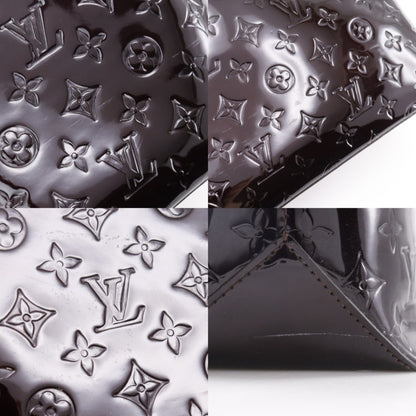 Louis Vuitton Wilscher Mm Tote Bag M91645 Monogram Vernis Amaranth 2010 Red Purple