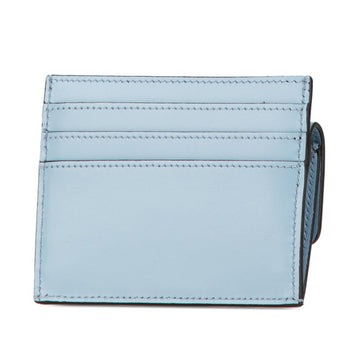 Fendi Roma Card Case Business Holder 8M0423 Light Blue Leather
