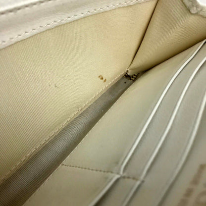 Jimmy Choo Jimmy Choo Round Long Wallet Star Studs Accessories Small Items Leather Off-White