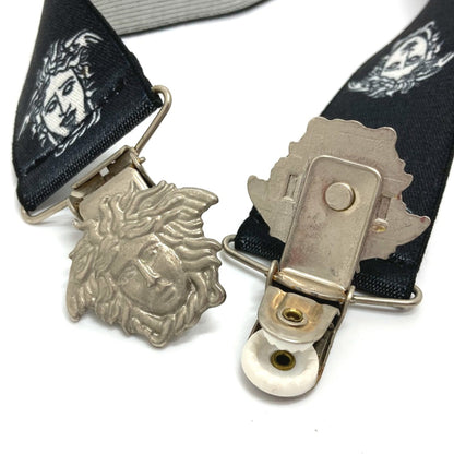 Versace Suspenders Trousers Hanging Fashion Accessories Belt Black