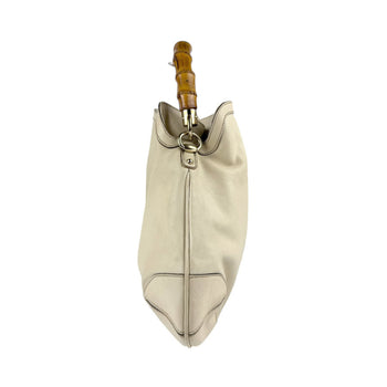 Gucci Shoulder Bag Handbag Leather Ivory