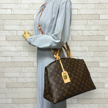 Louis Vuitton Grand Palais Mm Monogram Shoulder Bag Canvas M45898 Brown