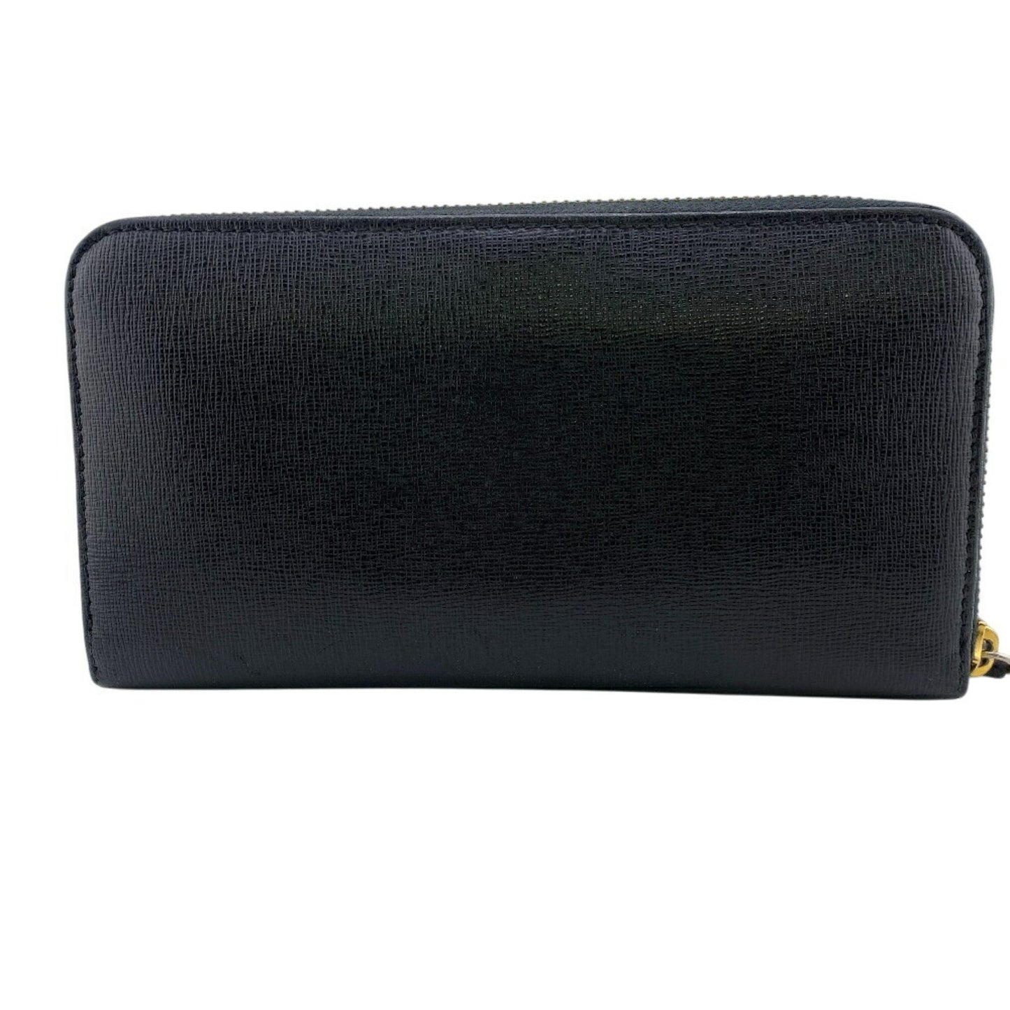 Fendi 8M0299 Round Long Wallet Black