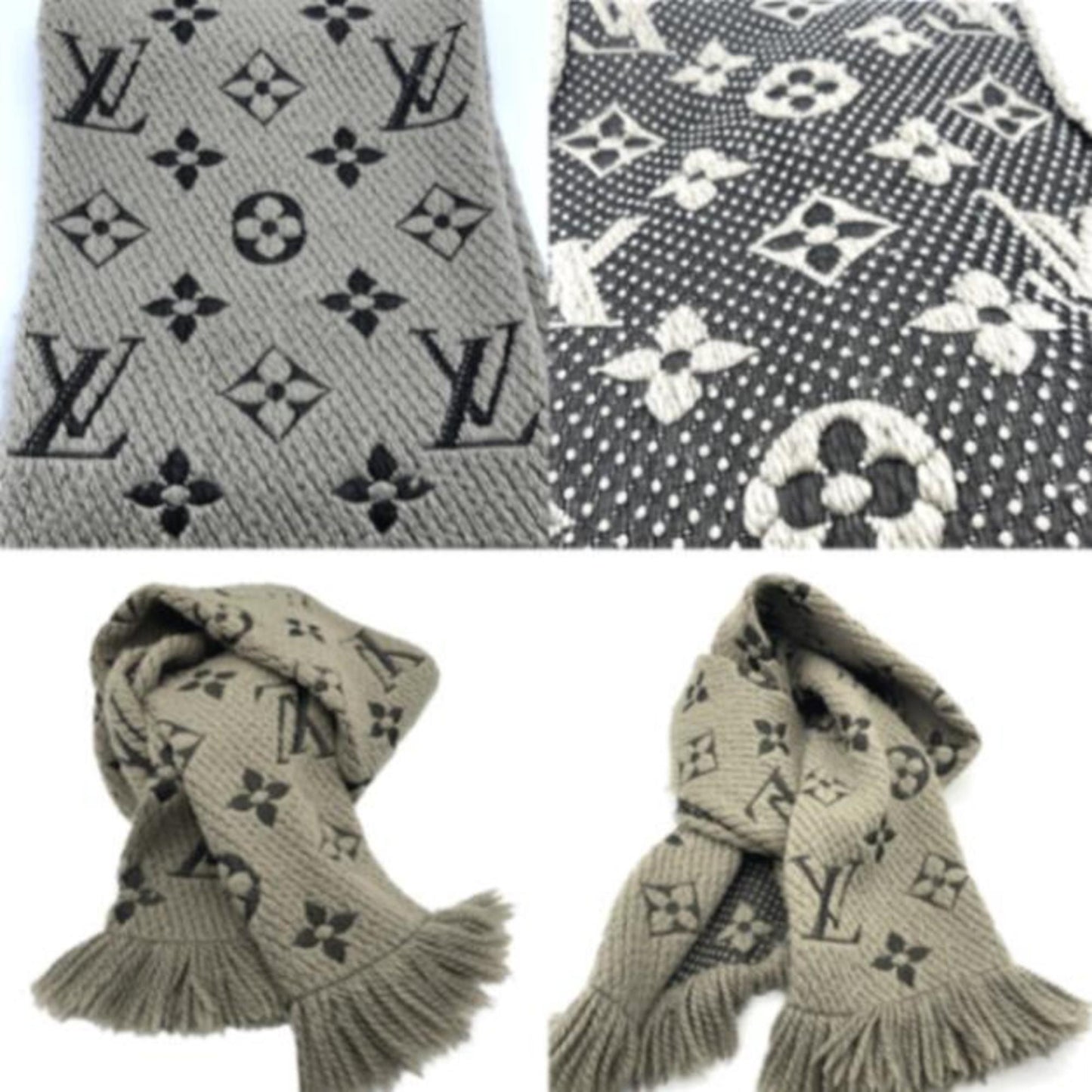 Silk 6% - Louis Vuitton Stole Wool 94%