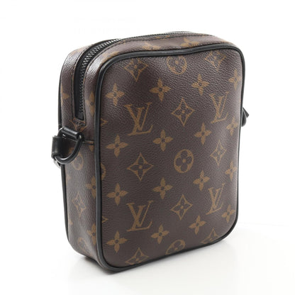 Louis Vuitton Christopher Wearable Wallet Monogram Macassar Shoulder Bag Coated Canvas Leather