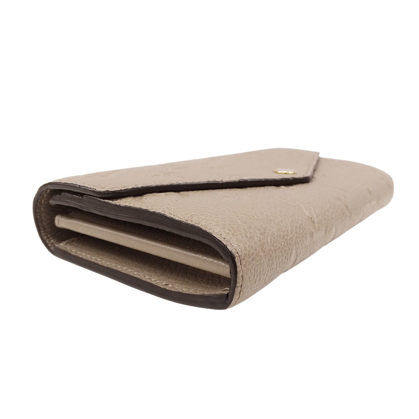 Louis Vuitton Women'S Monogram Empreinte Sarah Tourterelle Long Wallet