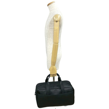Bottega Veneta Intrecciato Leather Mini Boston Bag In Black