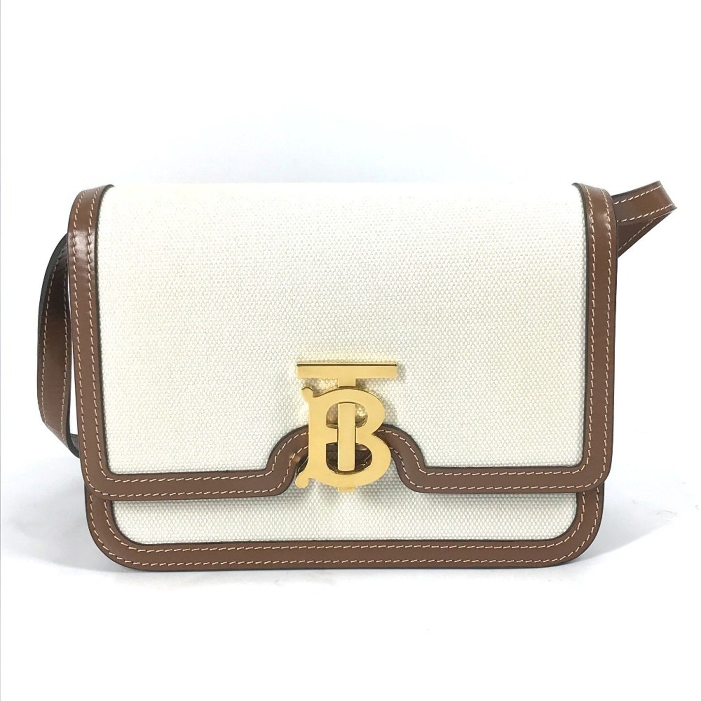 Burberry 8039365 2-Way Bag Clutch Tb Shoulder Canvas/Leather