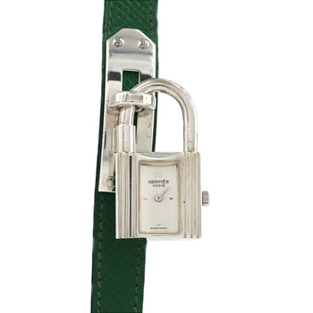 Hermes Kelly Silver Quartz Watch