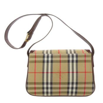Burberry Nova Check Canvas Shoulder Bag