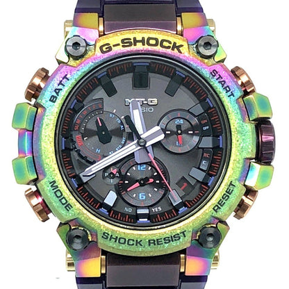 G-Shock Casio Mtg-B3000Prb-1A Mt-G Aurora Oval Watch With Radio-Controlled Solar Power