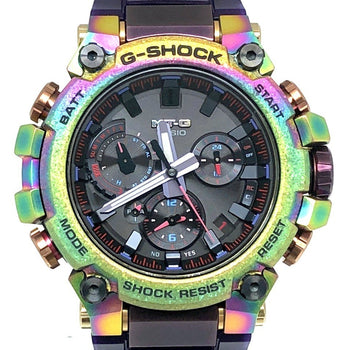 G-Shock Casio Mtg-B3000Prb-1A Mt-G Aurora Oval Watch With Radio-Controlled Solar Power