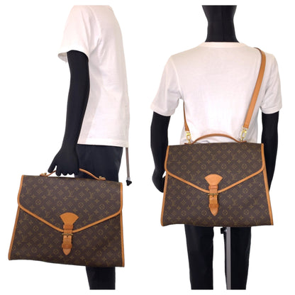 Louis Vuitton Monogram Beverly Mm Brown M51120 Business Bag