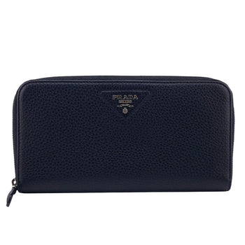 Prada 1Ml506-2Bbe Round Lettering Long Wallet