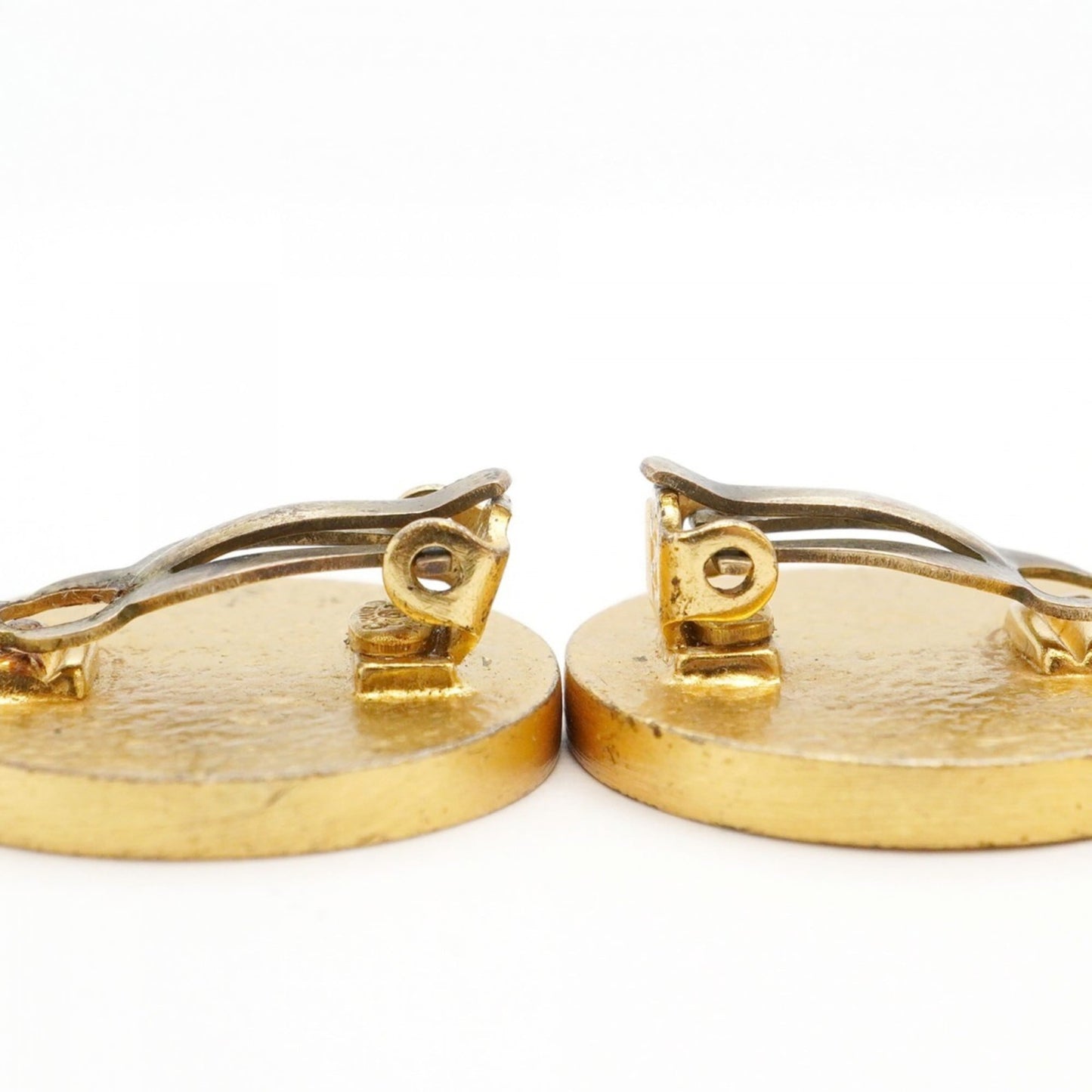 Chanel Coco Mark Circle Earrings