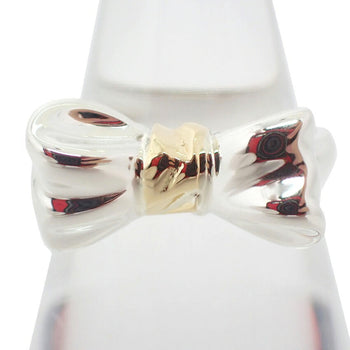 Tiffany 925 750 Ribbon Ring Size 8