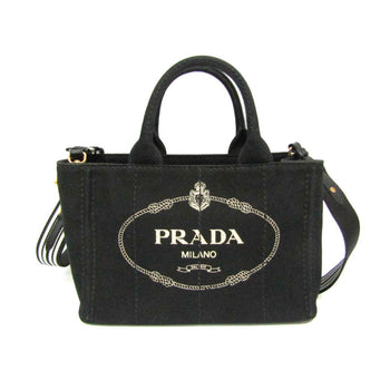 Prada Canapa 1Bg439 Women'S Denim Handbag