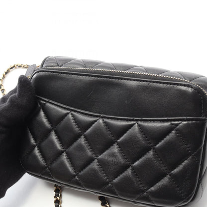 Chanel Matelasse Chain Phone Case Wallet Shoulder Bag In Lambskin Leather