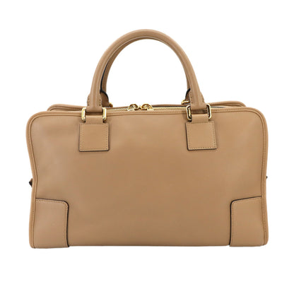 Loewe Amazona 36 2-Way Handbag/Shoulder Bag In Brown Leather