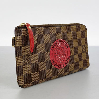 Louis Vuitton Damier T&B Complisse Portefeuille Long Wallet N61740 Red Ebene