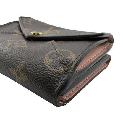 Louis Vuitton M81665 Portefeuille Celeste Compact Wallet Monogram Trifold Brown