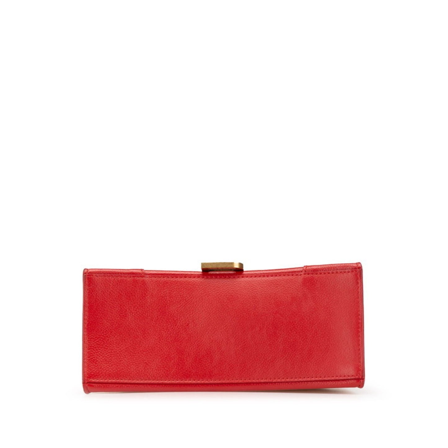 Balenciaga Hourglass Handbag/Shoulder Bag 2Way 593546 Red Leather