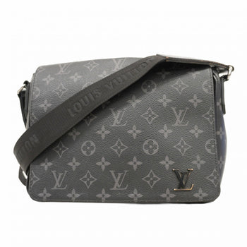 Louis Vuitton Monogram Eclipse District Pm Nv3 Shoulder Bag M46255 Black/Grey