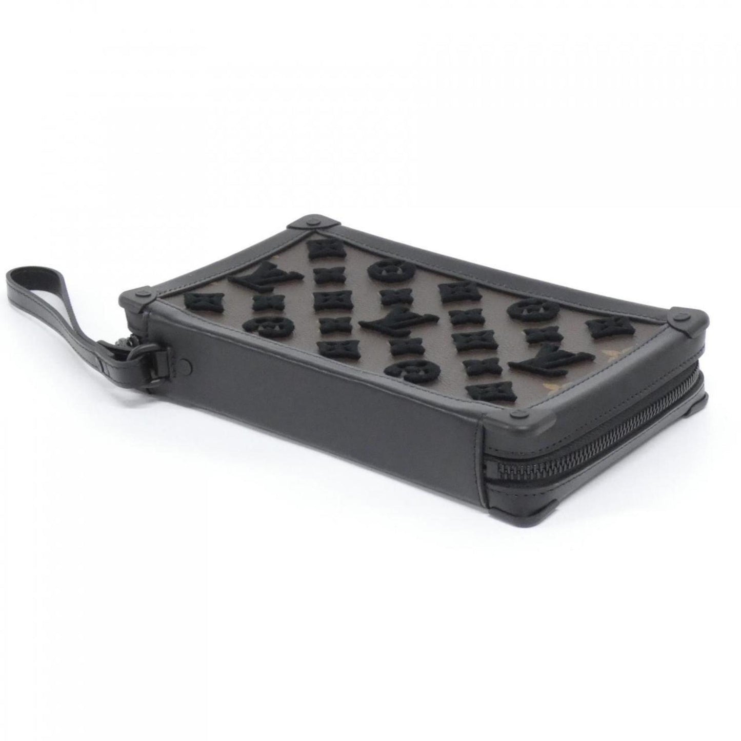 Louis Vuitton Monogram Tuftage Soft Trunk Clutch M45061 Handbag