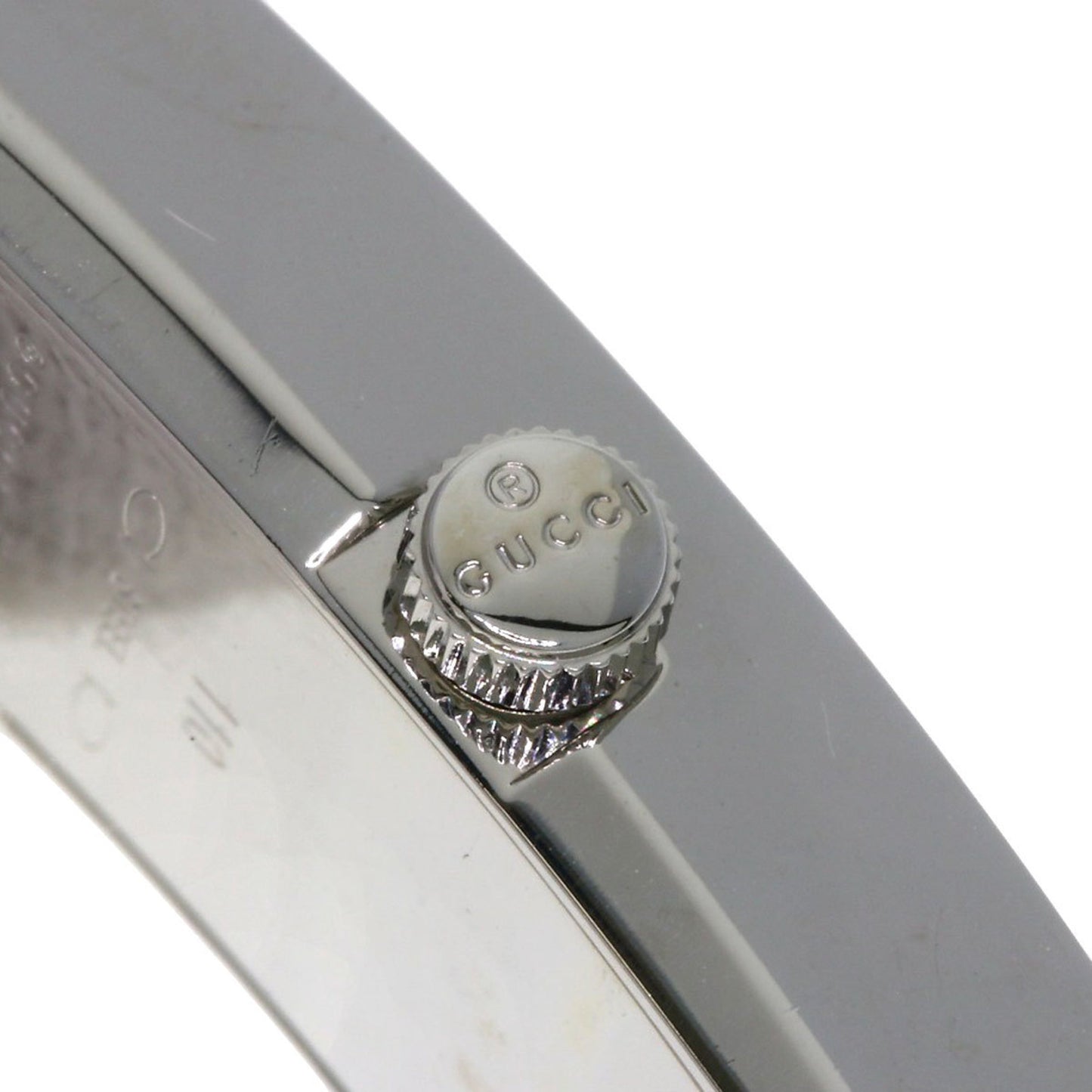 Gucci Ya110 Square Face Stainless Steel Watch